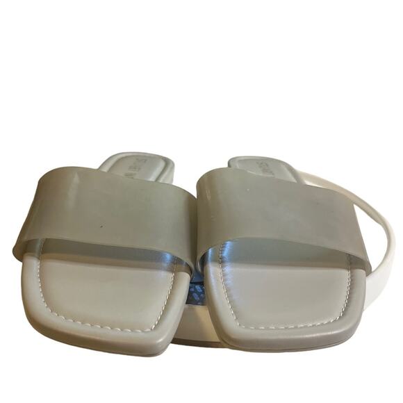 Stuart Weitzman Women's Summer Flat Sandals  in Perla Sz 9.5 - Picture 3 of 7